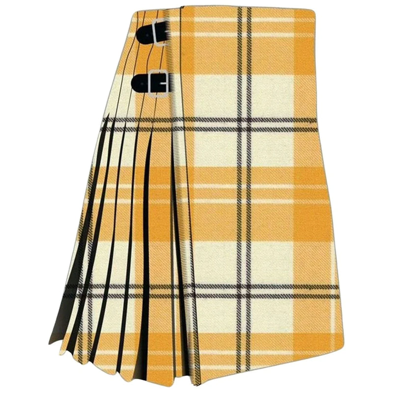 Ailsa Yellow tartan kilt