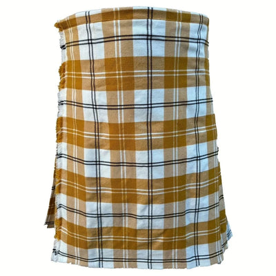 Ailsa Gold Tartan Kilt - view 2