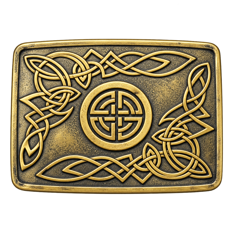 Antique Celtic Kilt Buckle