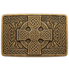 Antique Celtic Cross Kilt Buckle