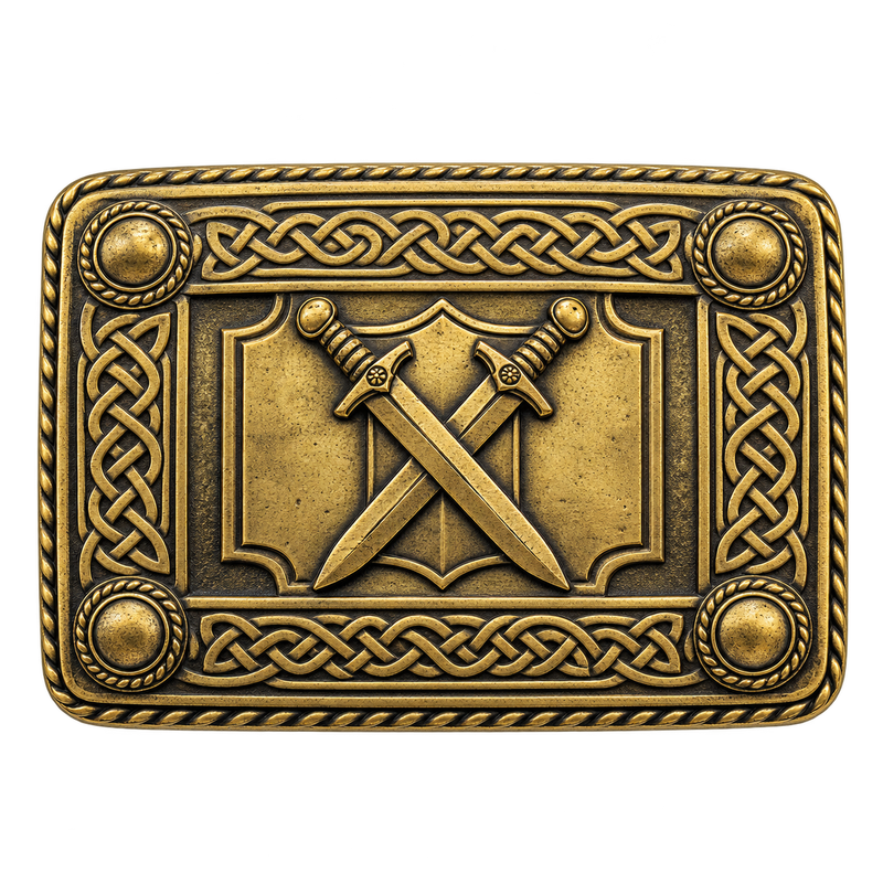 Antique Cross Kilt Buckle