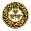 Antique Shamrock Kilt Brooch