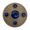 Antique With 5 B-Stone Kilt Brooch