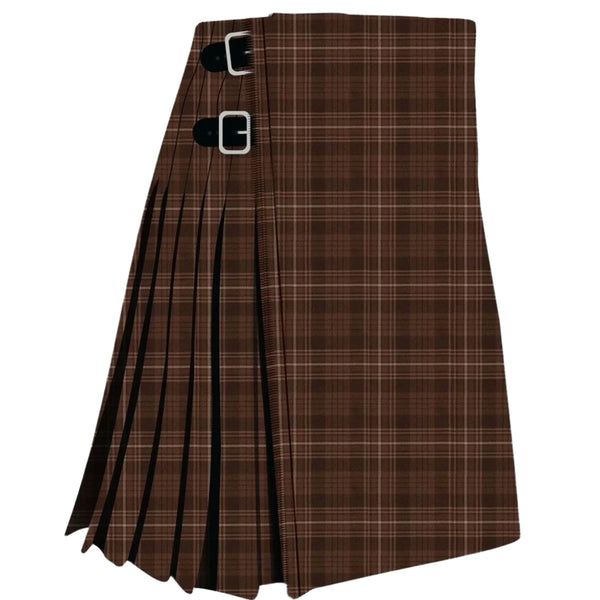 Auld Lang Syne Brown Ancient Tartan Kilt