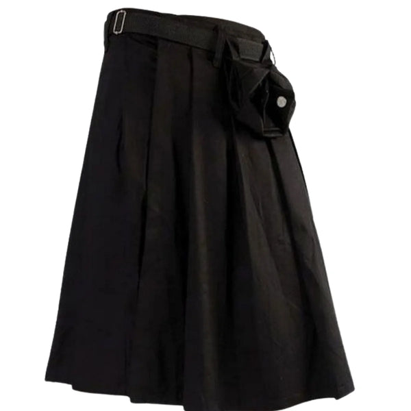 Black Pistol Kilt - Short Kilt Fabric