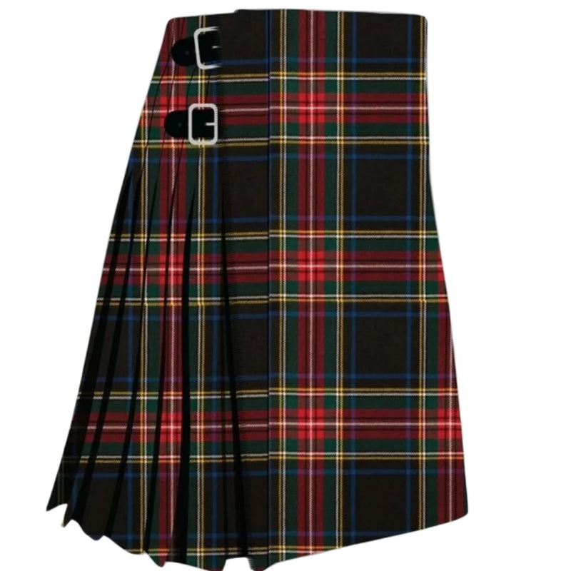 Black Stewart Tartan Kilt