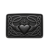Black Claddagh Kilt Buckle