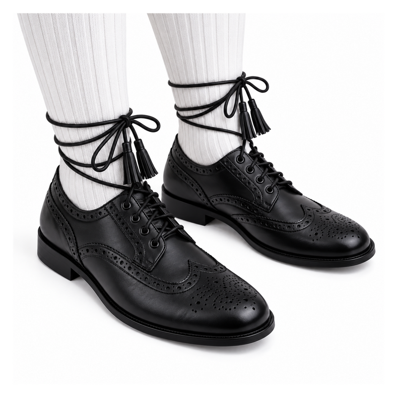 Black Ghillie Brogues For Sale