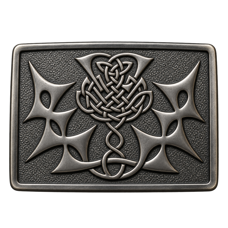 Black Highland Kilt Buckle