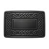 Black Intricate Kilt Buckle
