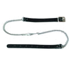 Black Leather Celtic Interweave Knotted Tassel Sporran
