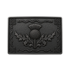 Black Scalloped Kilt Buckle