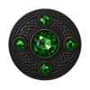 Black With 5 G-Stone Kilt Brooch