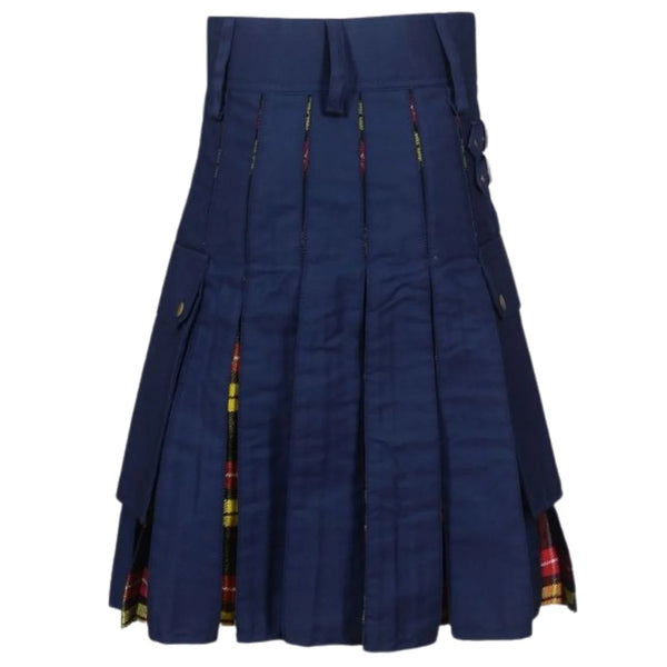 Blue & Buchanan Tartan Hybrid Kilt