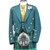 Bottle Green Prince Charlie Jacket and Vest