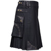 Box Pleated Hybrid Cargo Kilt