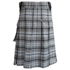Box Pleated Grey Hamilton Modern Kilt