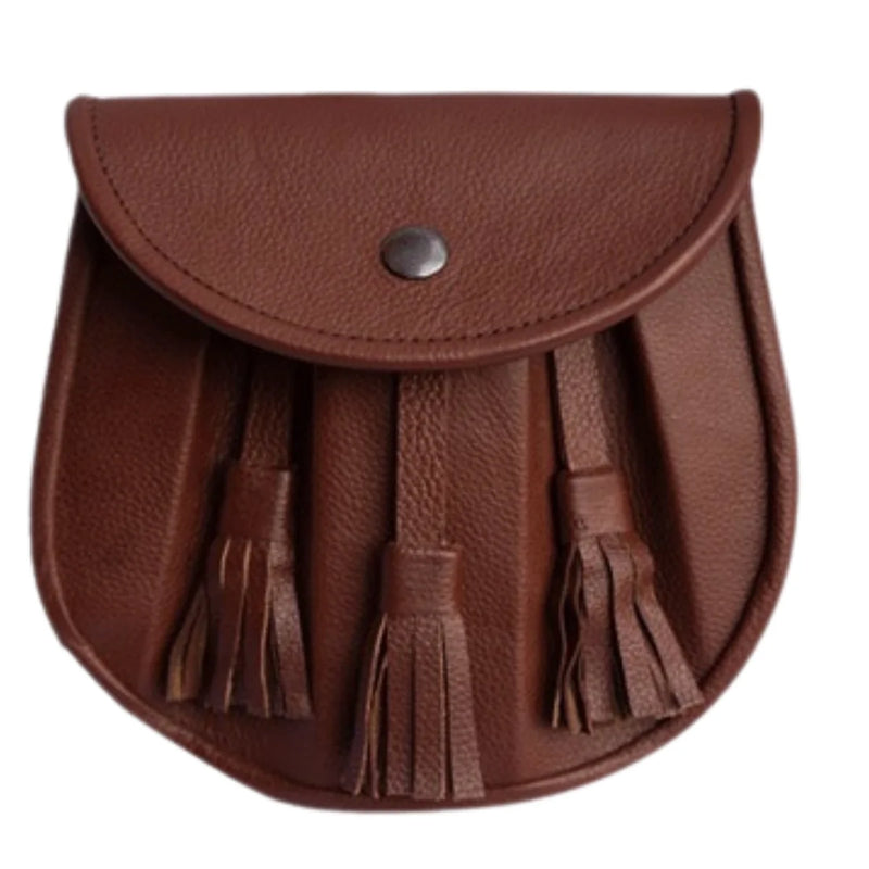 Brown Leather Rob Roy Sporran