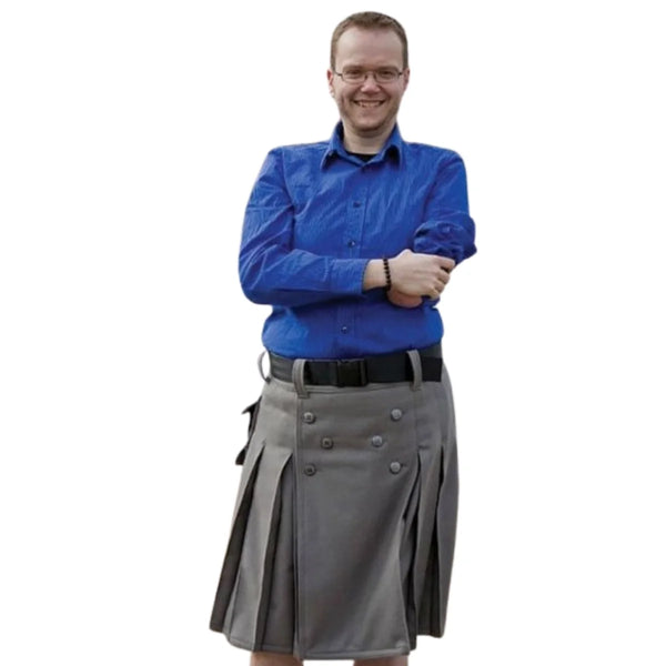 Cargo Utility Kilt With Dual Pockets