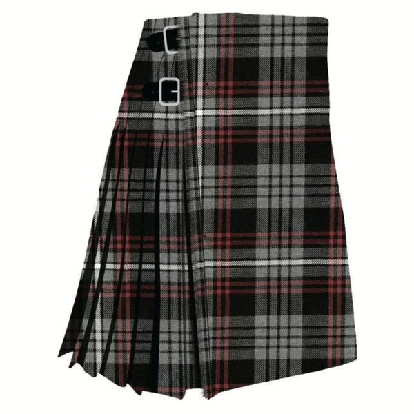 Clan Auld Lang Syne Grey Tartan Kilt
