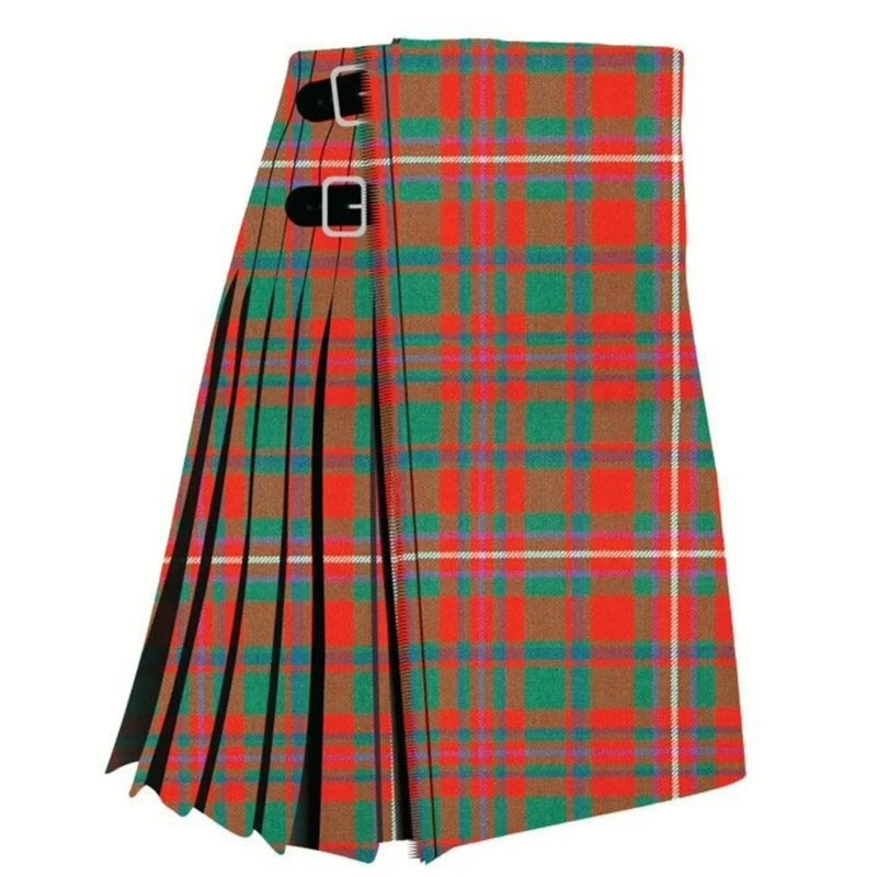 Clan MacKinnon Red Ancient Tartan Kilt