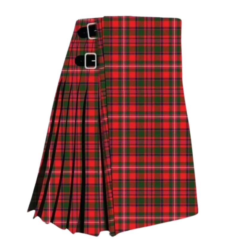 Clan MacKinnon Red Modern Tartan Kilt