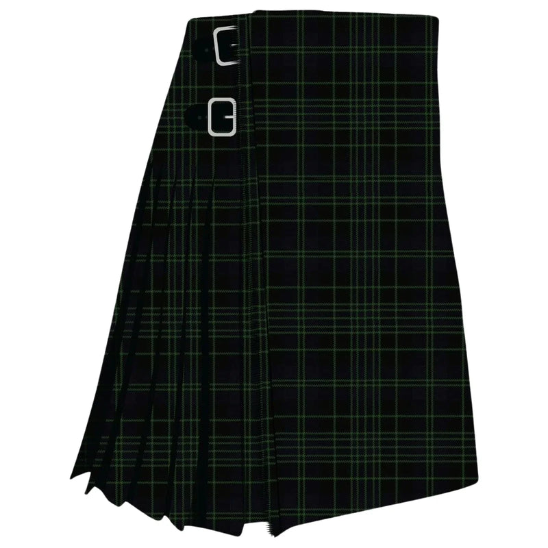 Clergy Green Modern Tartan Kilt