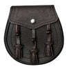 Dark Brown Classic Design Leather Sporran