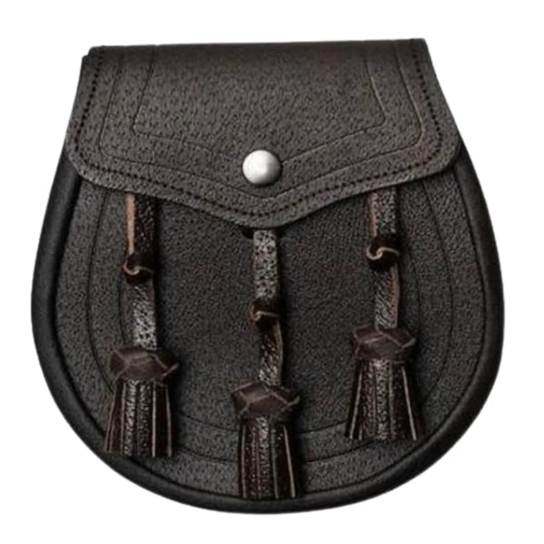 Dark Brown Classic Design Leather Sporran