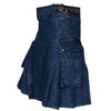 Dark Blue Denim Kilt