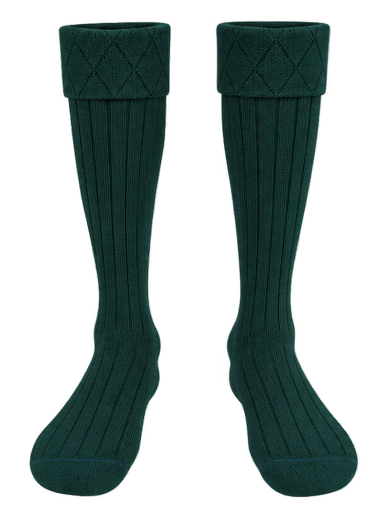 Dark Green Kilt Hose