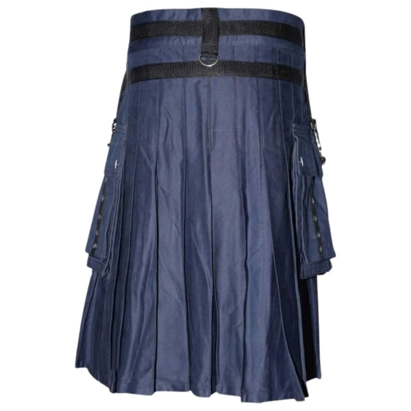 Fashion Utility Kilt With Chains