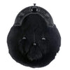 Flack Full Dress Black Rabbit Celtic Knot Sporran