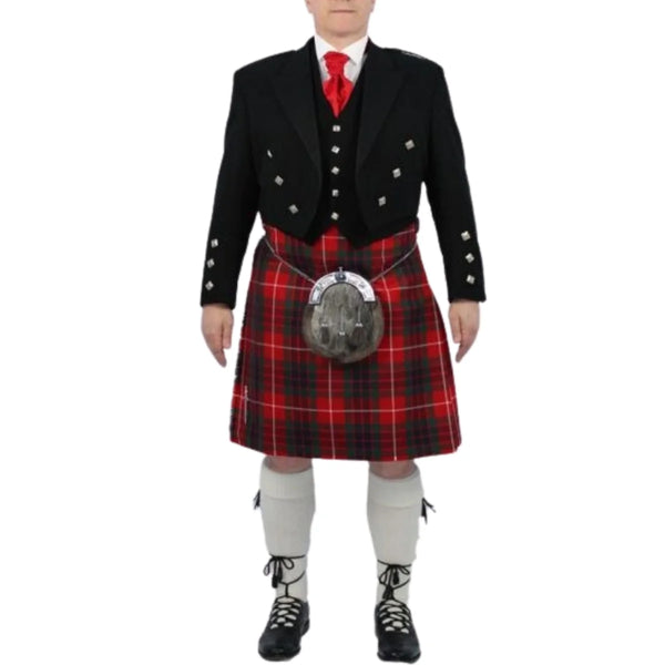 Fraser Red Modren Prince Charlie Kilt Outfit