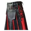 Gladiator Leather Kilt with Front Panels Kilt