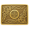 Gold Celtic Kilt Buckle