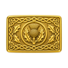 Gold Flower Kilt Buckle