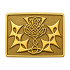 Gold Highland Kilt Buckle