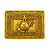 Gold U.S. Badge Kilt Buckle