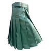 Green Leather Kilt