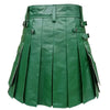 Green Leather Kilt For Men