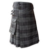 Grey Utility Tartan Kilt
