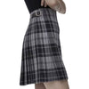 Grey Tartan Kilt For Women