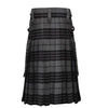 Grey Watch Tartan Utility Kilt with Cargo Pockets