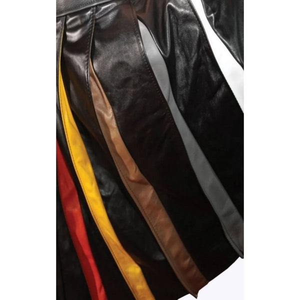 Handmade Fashion Leather Kilt