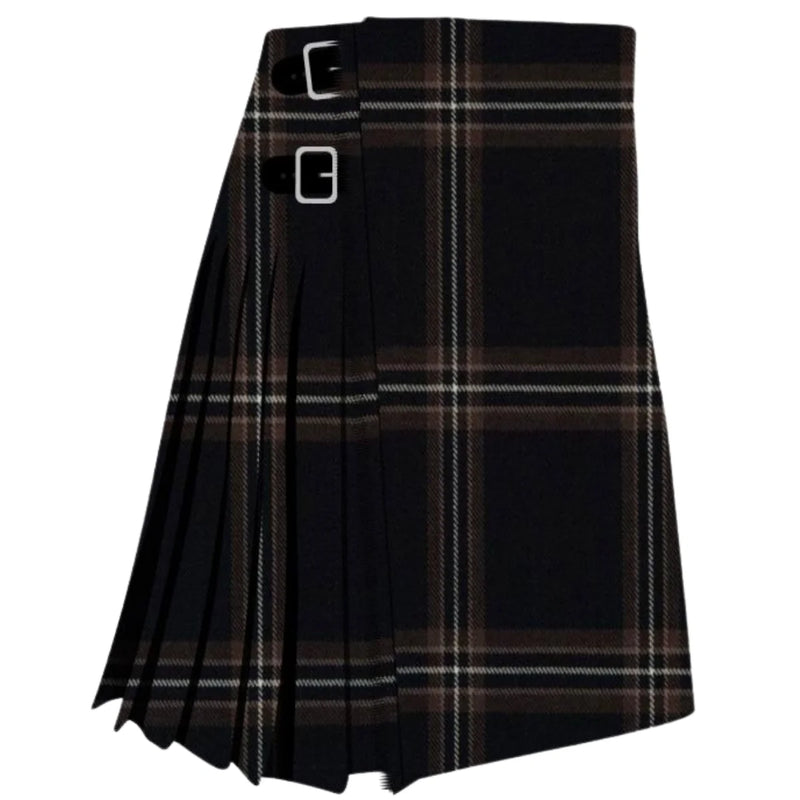 Hebridean Dark Peat Tartan Kilt