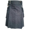 Indigo Blue Denim Kilt