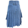Indigo Denim Kilt For Men