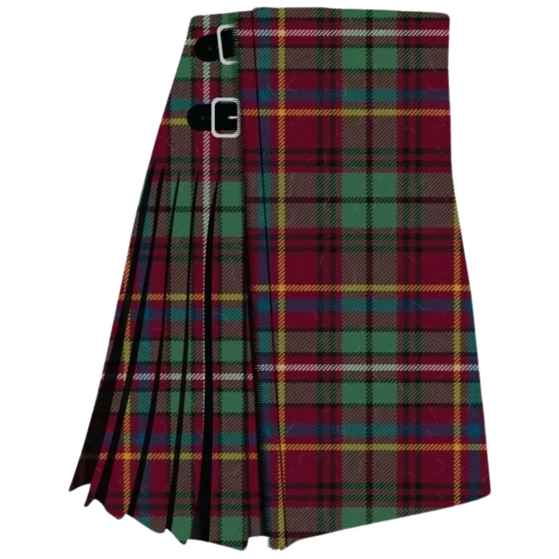 Innes Red Muted Tartan Kilt