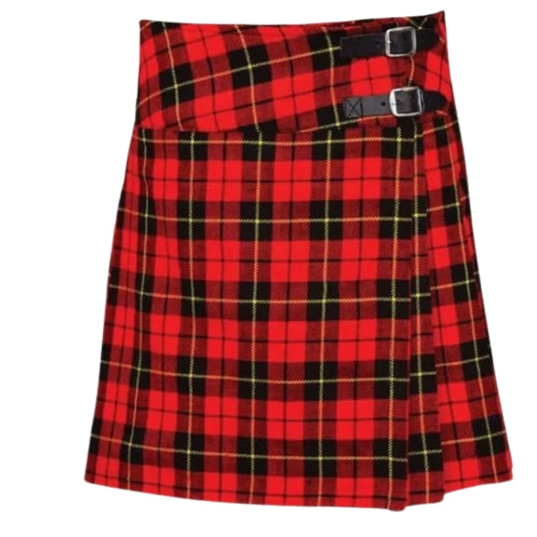 Ladies Women Wallece Tartan Pleated Billie Kilt Skirt
